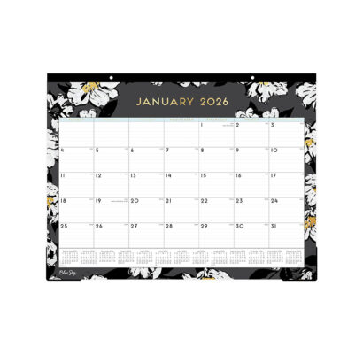 2025-2026 Unicor 22 x 18 Monthly Desk Pad Calendar, White